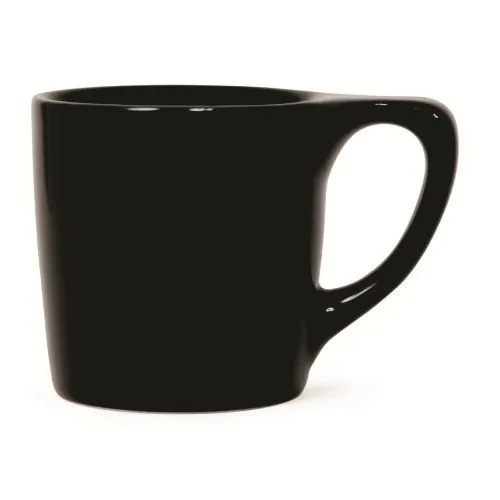 [LINOBLK300C] 10oz Lino Coffee Mug - Black