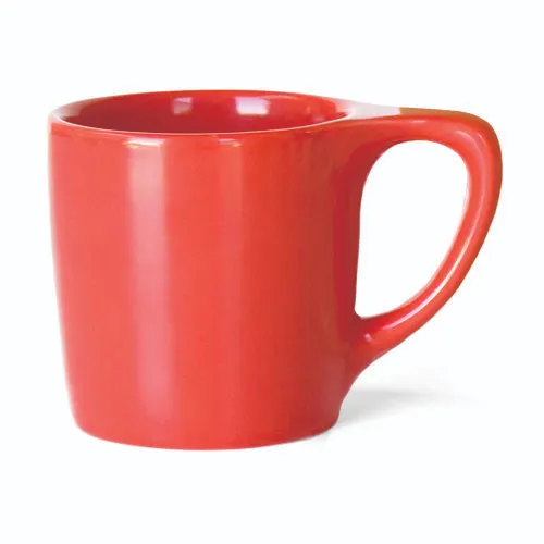 [LINORED300C] 10oz Lino Coffee Mug - Red