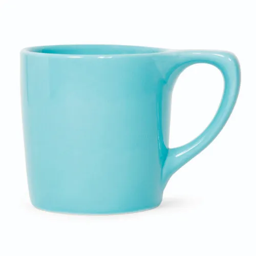 [LINOLBL300C] 10oz Lino Coffee Mug - Light Blue